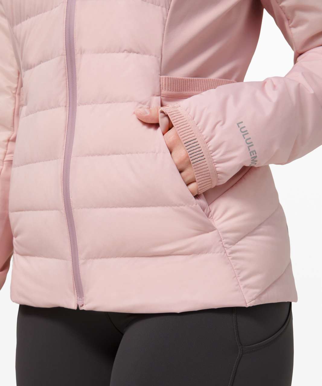 NWT- Lululemon Women's Down For It All Jacket Porcelain Pink sz.6