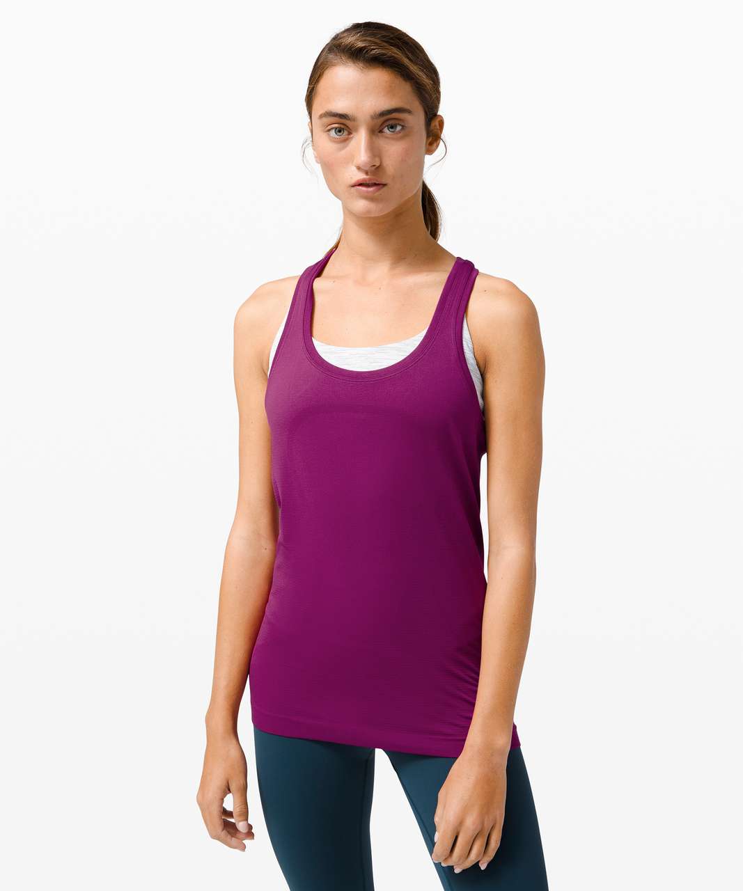 Lululemon Swiftly Tech Racerback 2.0 - Deep Fuschia / Deep Fuschia