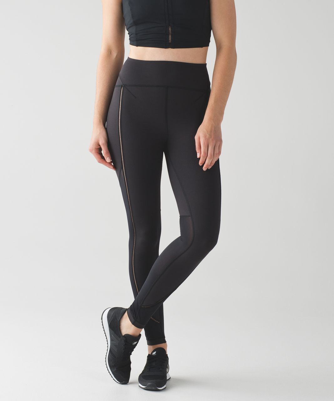 ThermaTech™ Body Sculpt Leggings Black Bottom Mesh