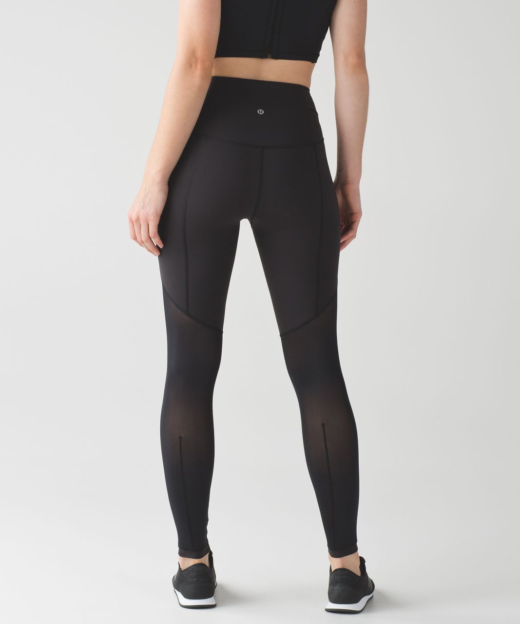 Black Sculpt Pull-On Coated Leggings