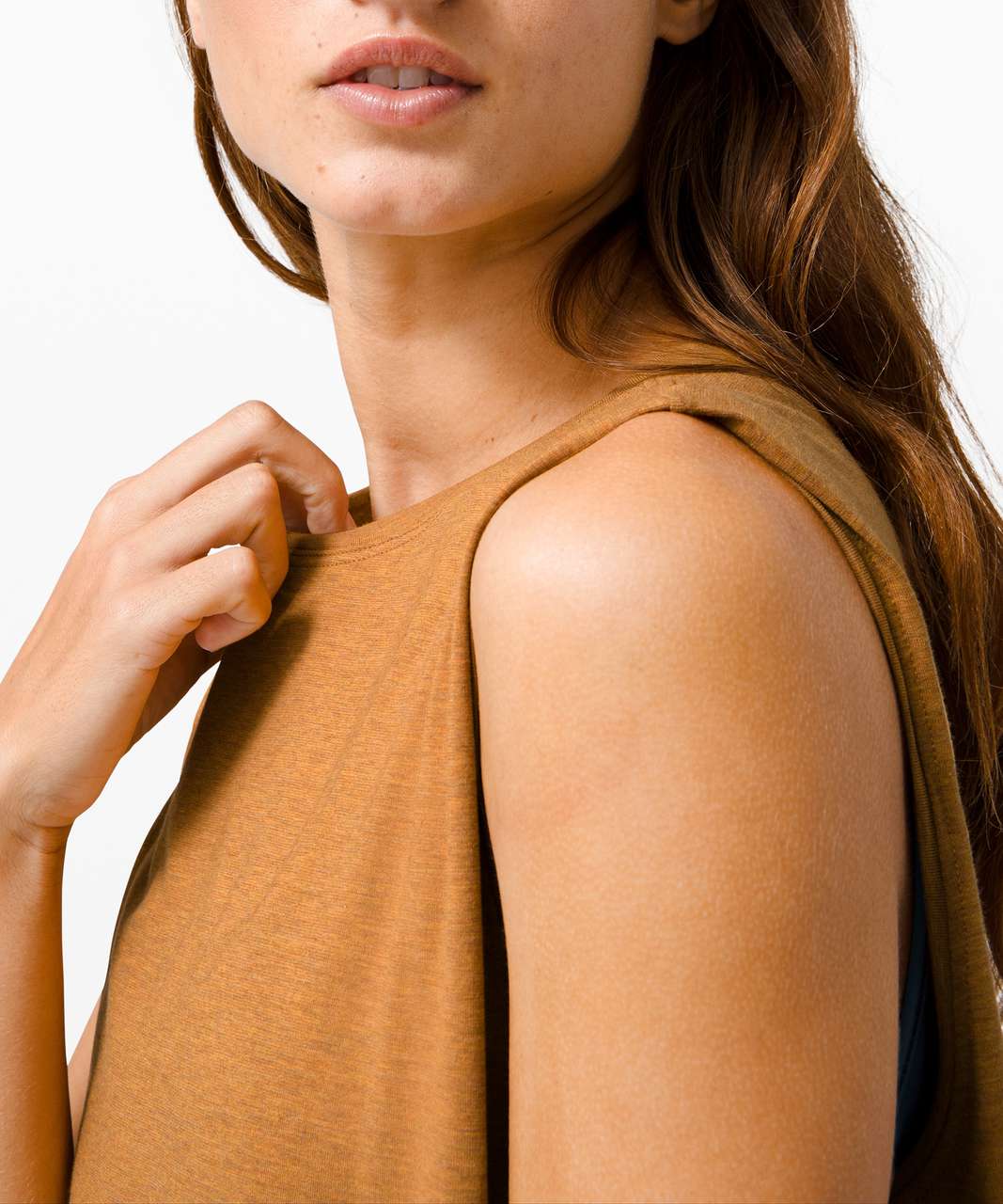 Lululemon Brunswick Muscle Tank - Heathered Spiced Bronze