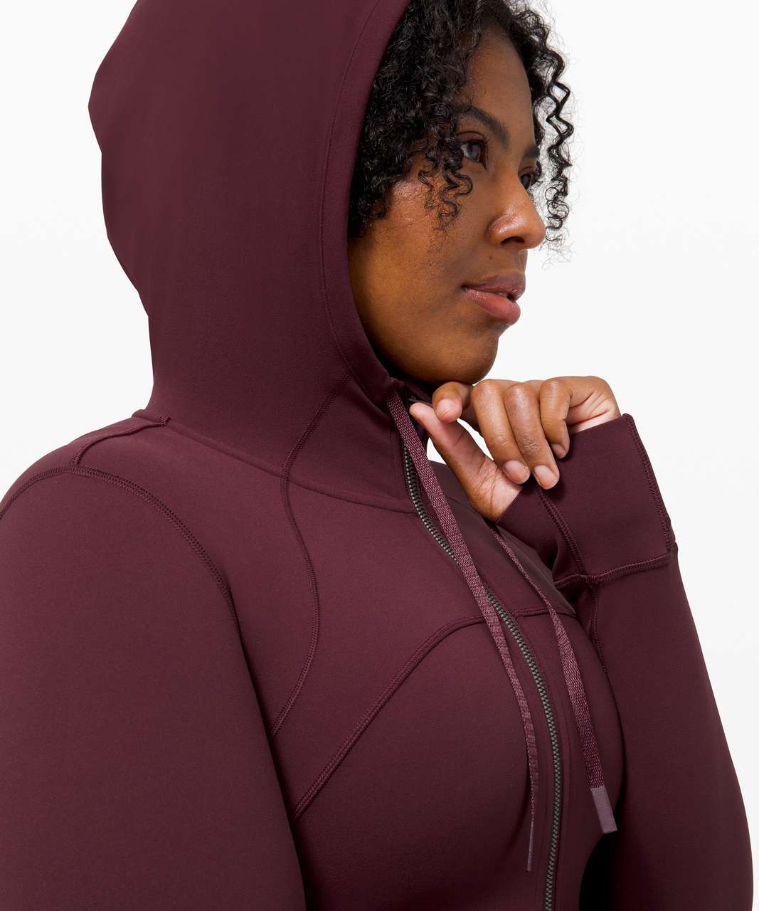 Hooded Define Jacket *Nulu, cassis