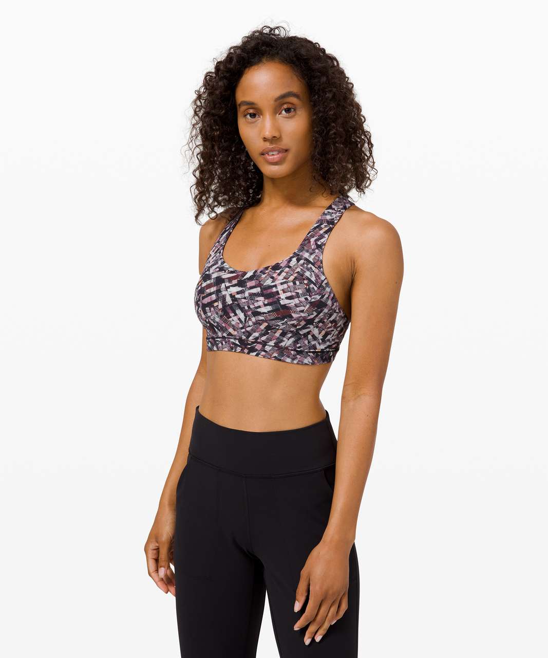 Lululemon Free To Be Serene Bra *Light Support, C/D Cup - Kaleidoscopic  Pink Multi - lulu fanatics