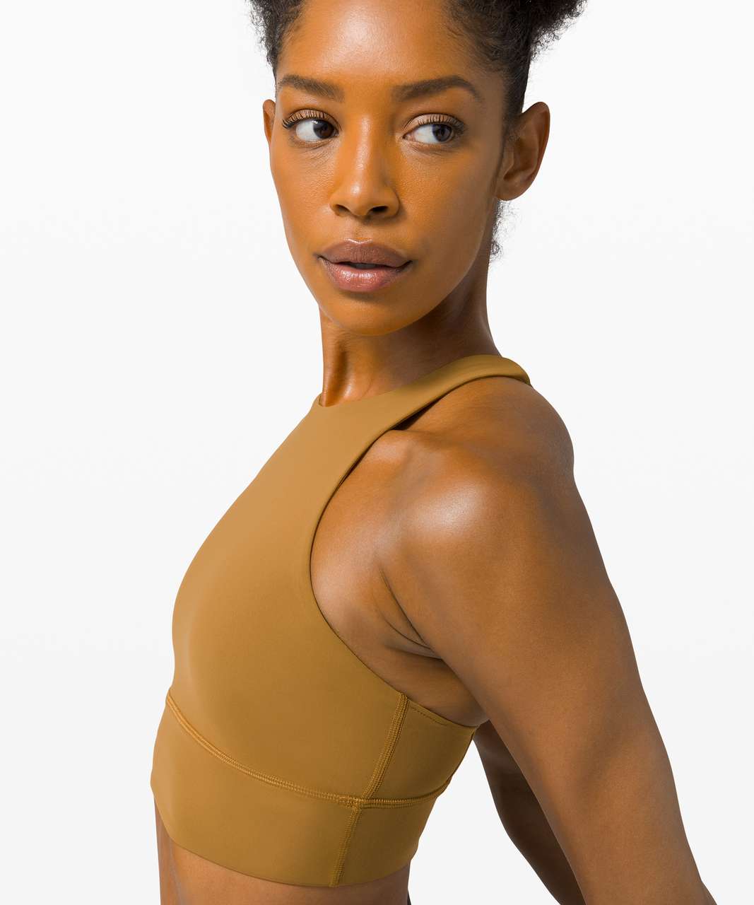 Lululemon Mesh-Back Long Line Train Bra spiced bronze, Women's Fashion,  Activewear on Carousell