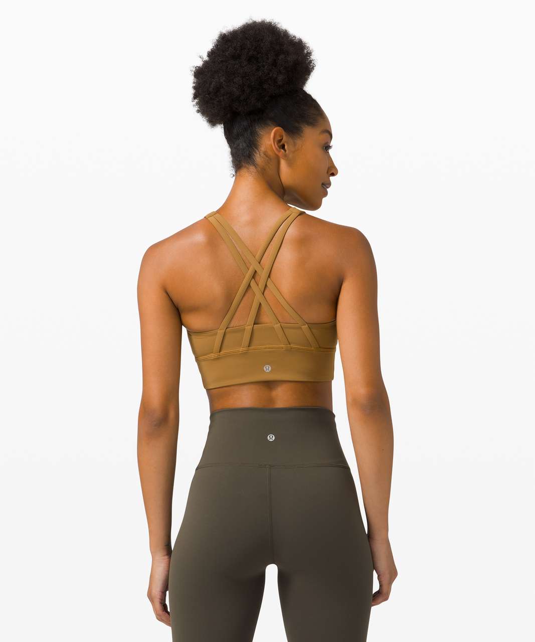 Lululemon athletica Energy Bra High Neck Long Line Rib *Medium Support, B–D  Cup, Women's Bras