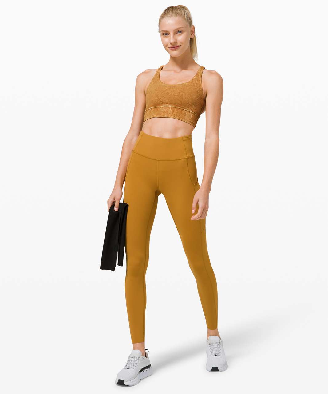 Staying neutral in athleisure: Dynamic Days Pant in Saddle Brown (4) and  Energy Bra Longline (6) : r/lululemon