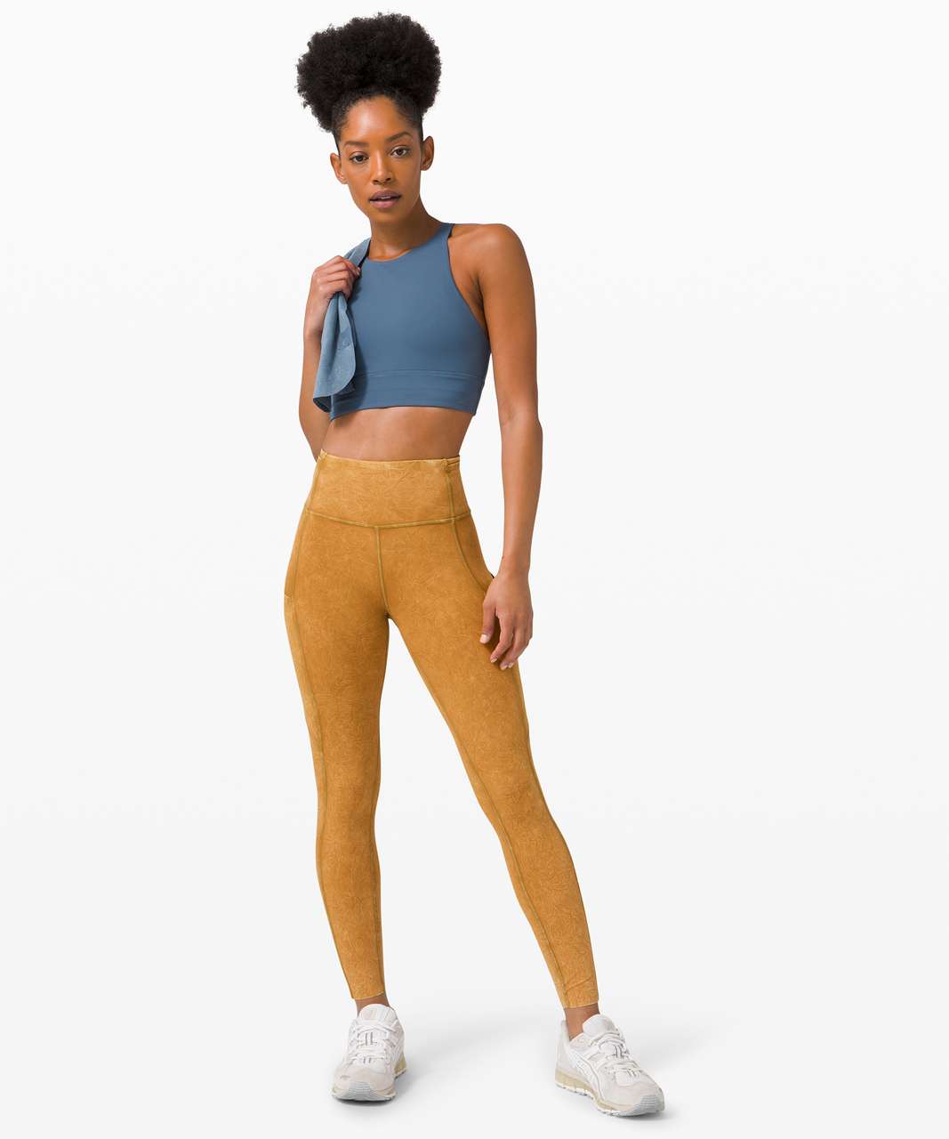 Lululemon Fast and Free leggings in Spiced Bronze