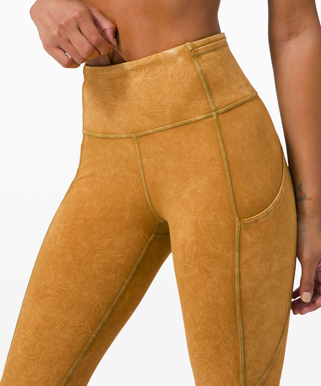 Lululemon Fast and Free leggings in Spiced Bronze