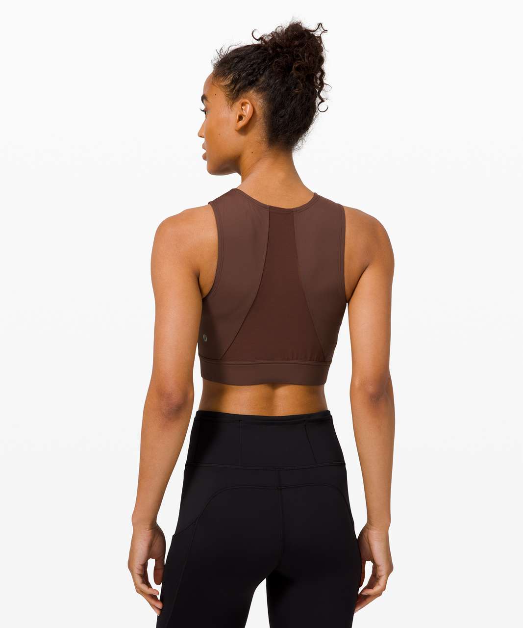 Lululemon Hotty Hot Cropped Tank - Brown Earth