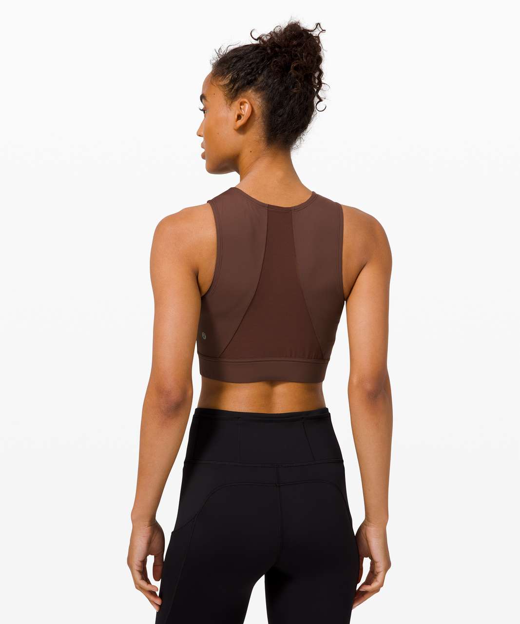 Lululemon Hotty Hot Cropped Tank - Brown Earth - lulu fanatics