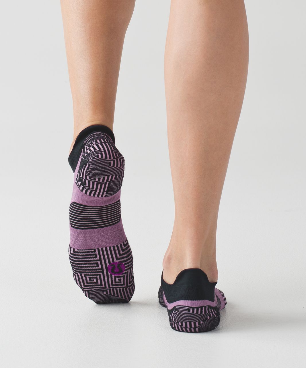 Lululemon Speed Sock *Silver - Black / Dusty Mauve / Rose Blush