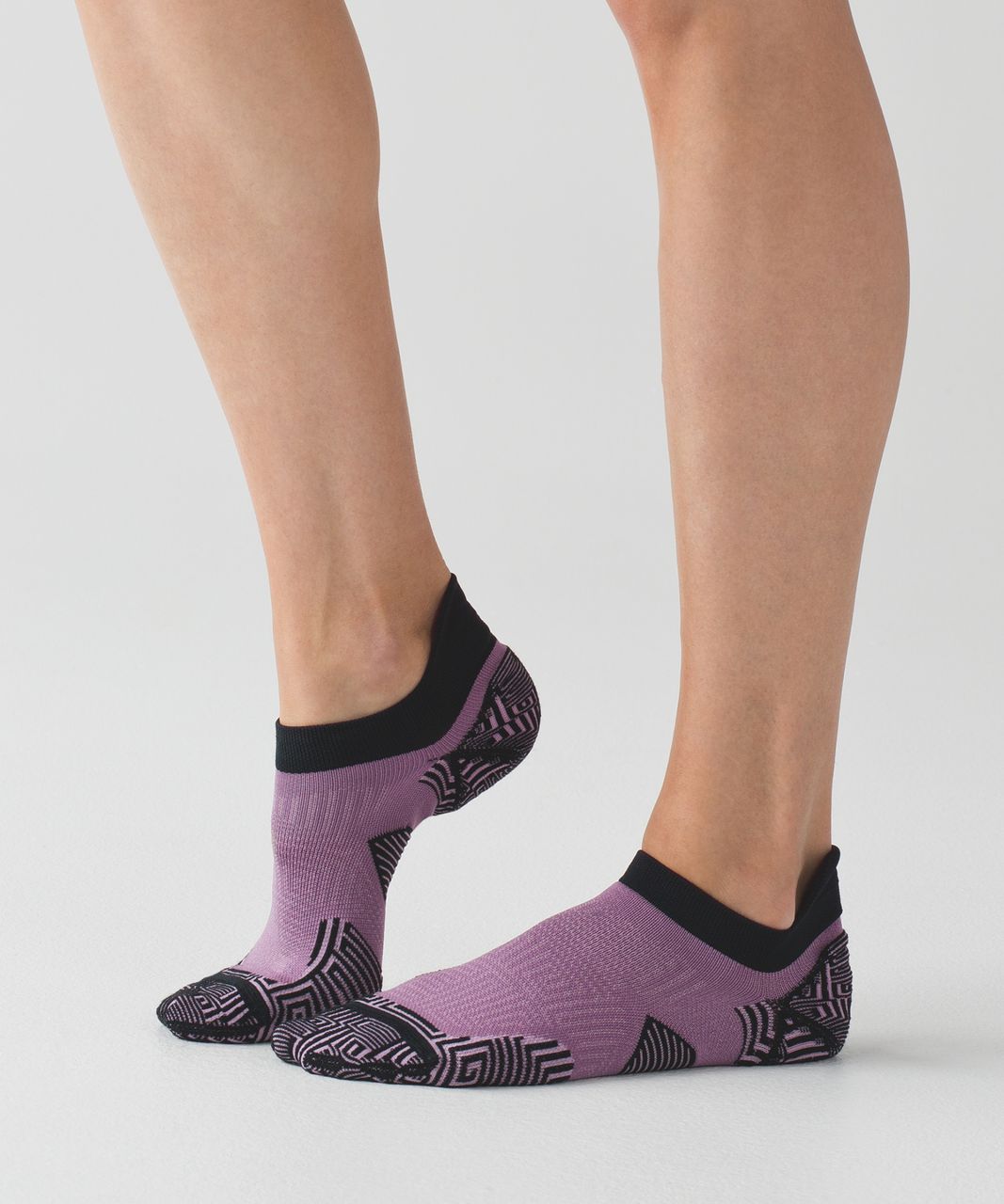 Lululemon Speed Sock *Silver - Black / Dusty Mauve / Rose Blush