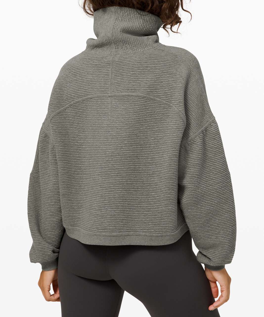 Lululemon Peaceful Moments Pullover - Heathered Grey Sage / Grey Sage