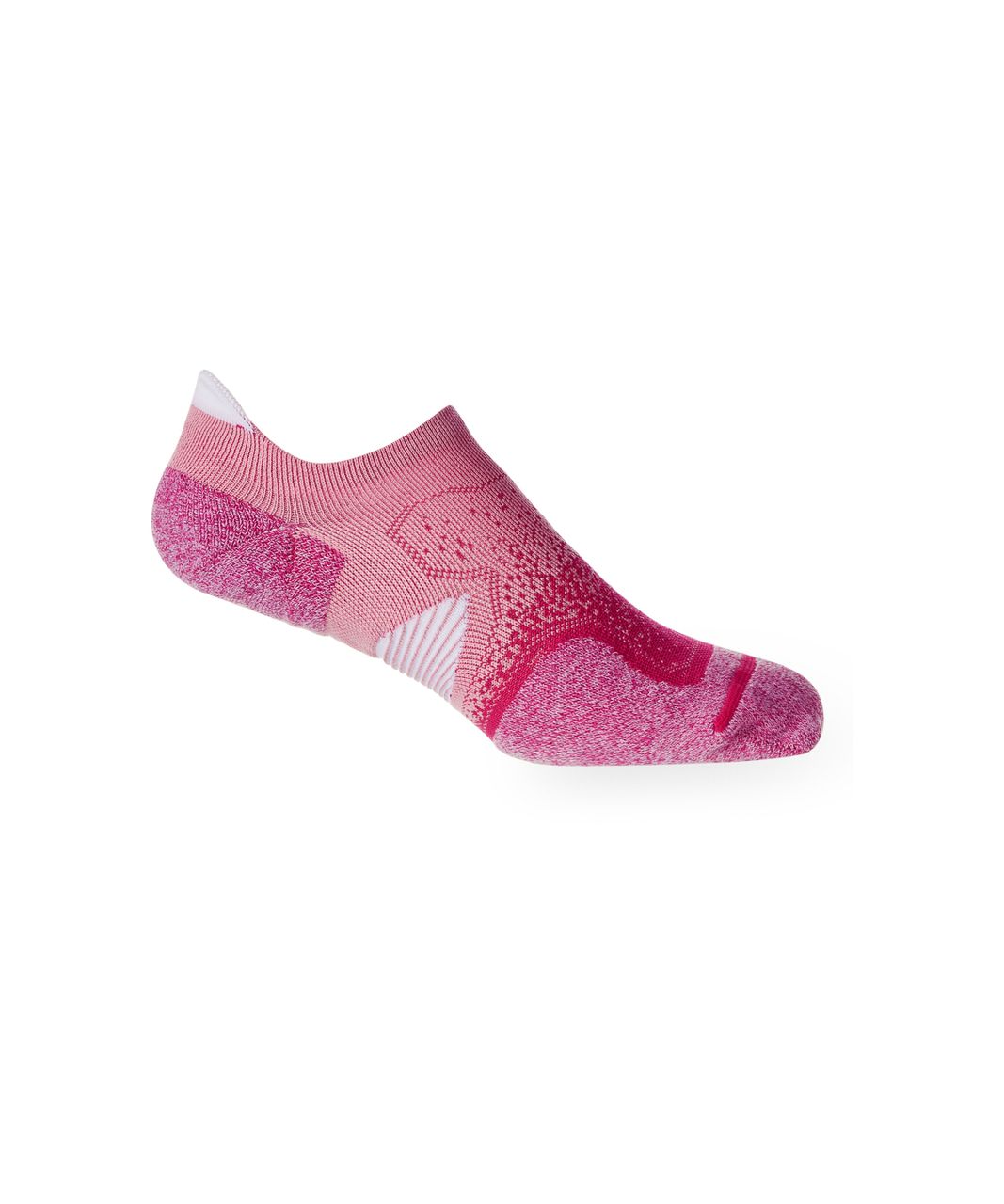 Lululemon Speed Sock *Silver - Jewelled Magenta / Bleached Coral