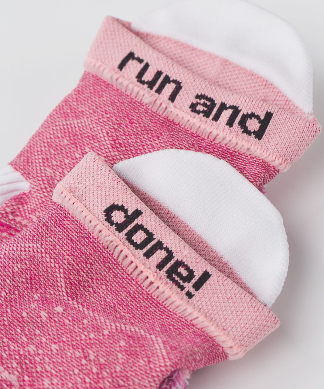 Lululemon Speed Sock *Silver - Jewelled Magenta / Bleached Coral