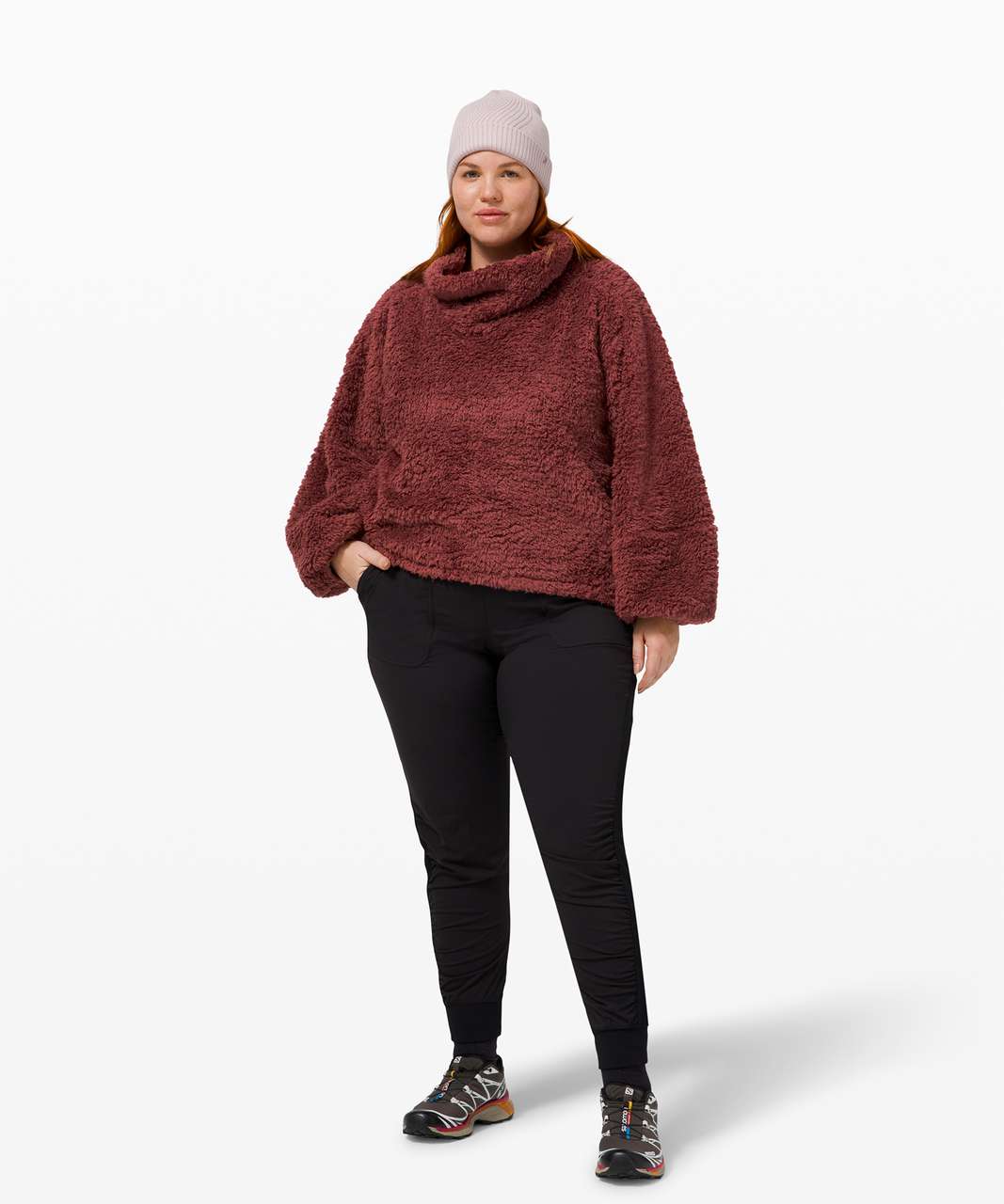 Lululemon Warm Restore Sherpa Pullover - Savannah