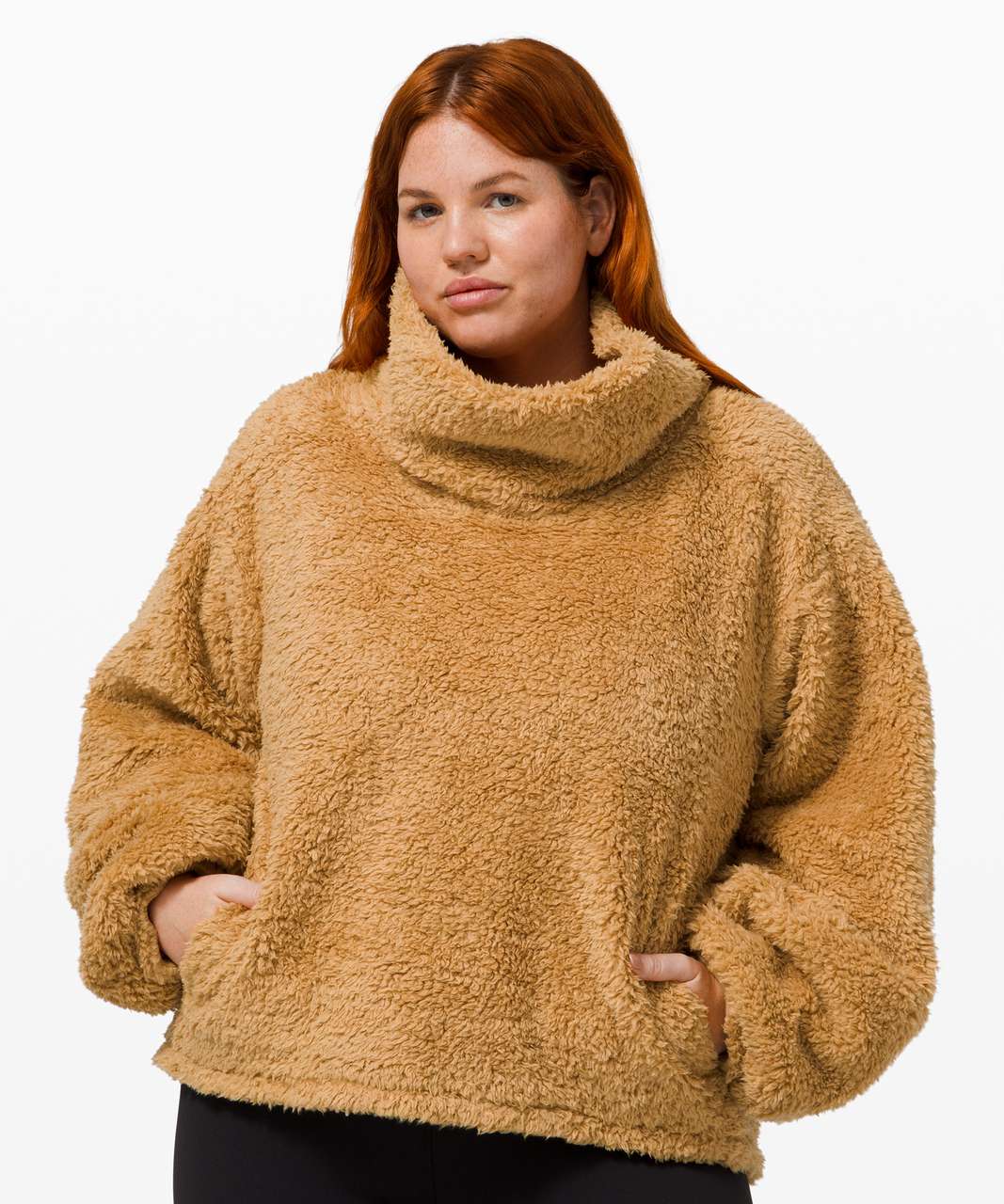 warm restore sherpa pullover