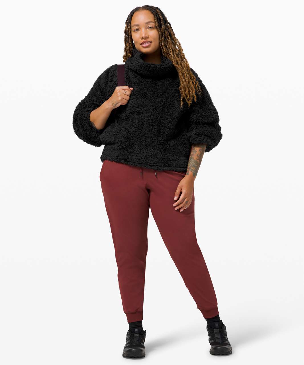 Lululemon Warm Restore Sherpa Pullover - Black