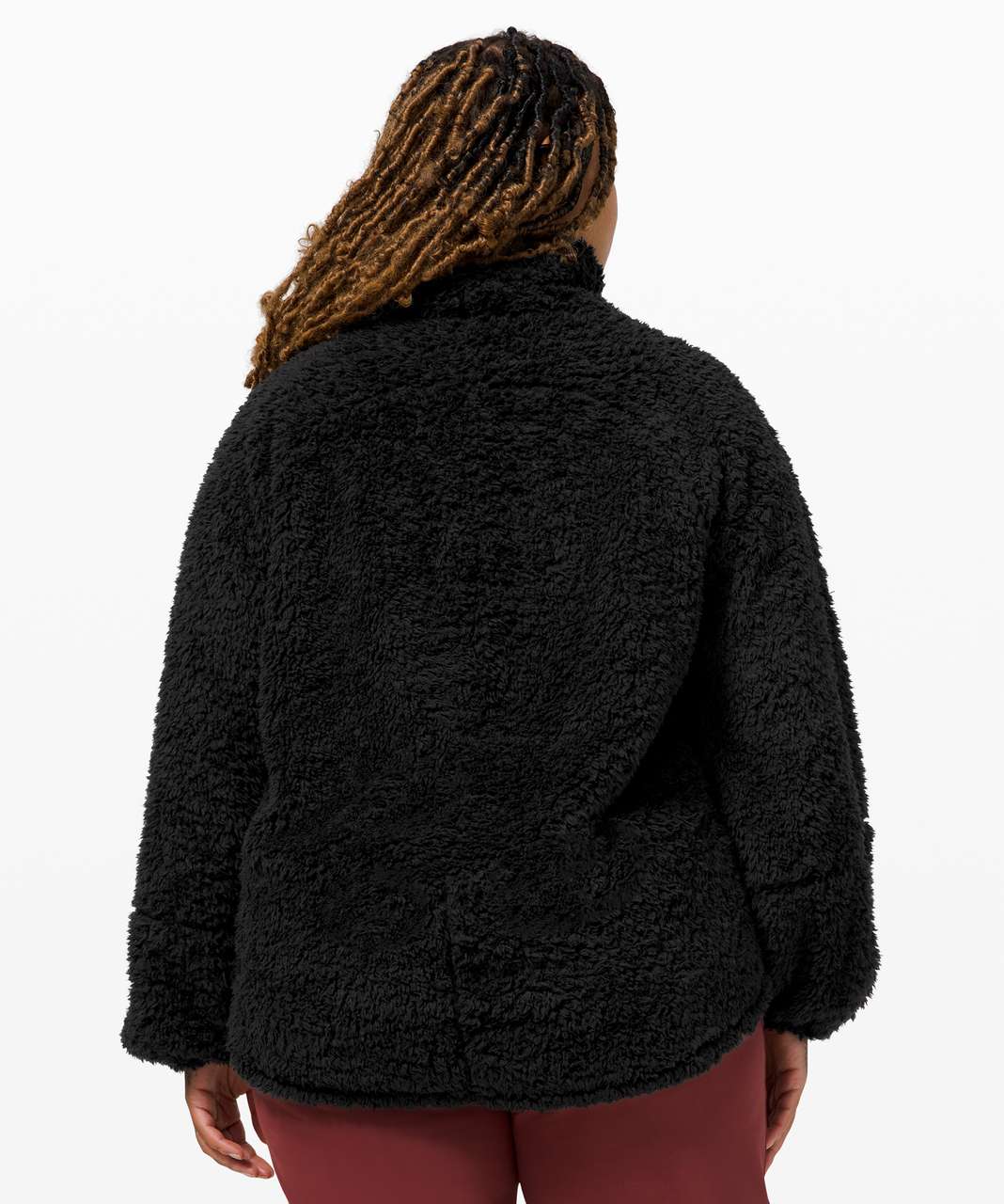 lululemon 2019 black sherpa go cozy jacket - size 12 – good market thrift  store