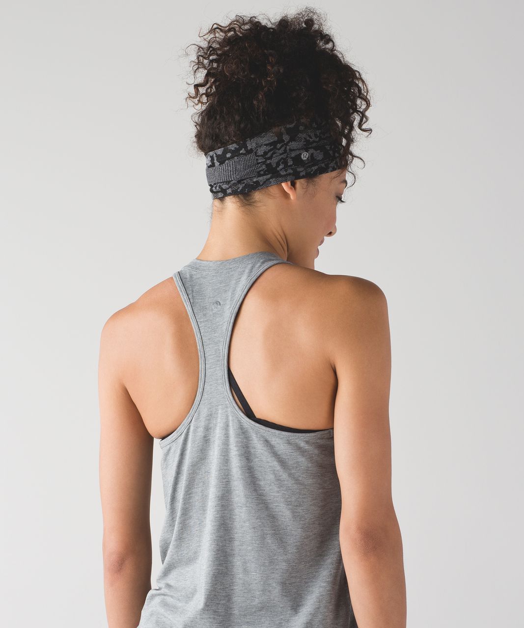 Lululemon Bangs Back Headwrap - Heathered Black / Black