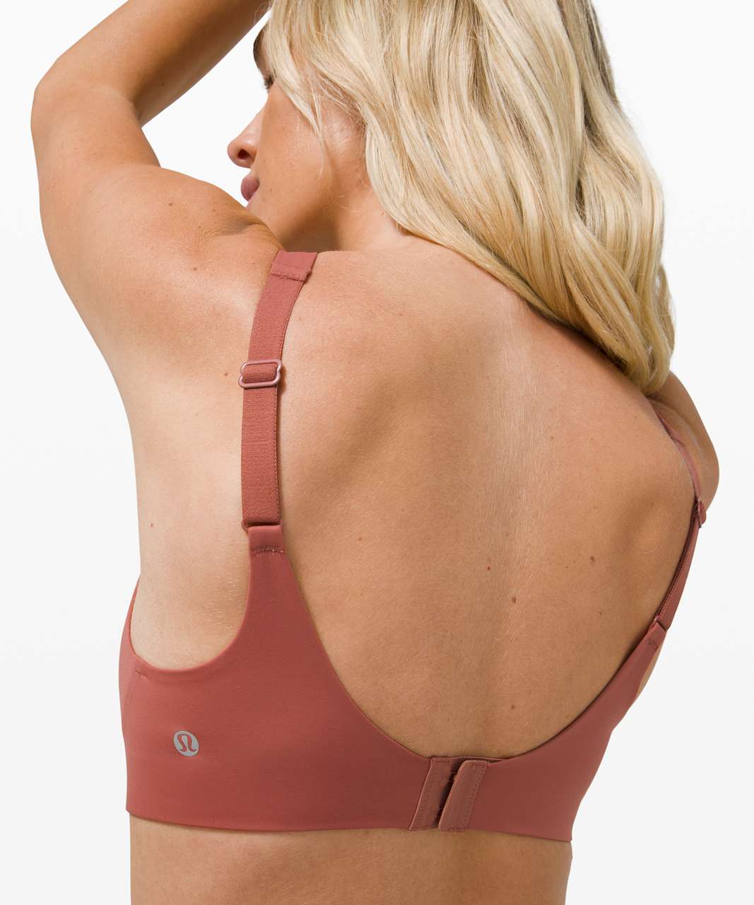 Lululemon In Alignment Straight Strap Bra *Light Support, A/B Cup - Soft Cranberry