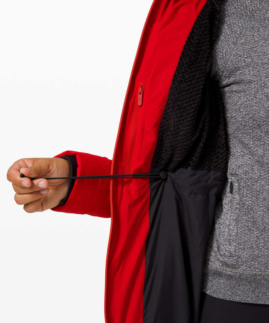 Lululemon Sleet Street Long Jacket - Dark Red - lulu fanatics