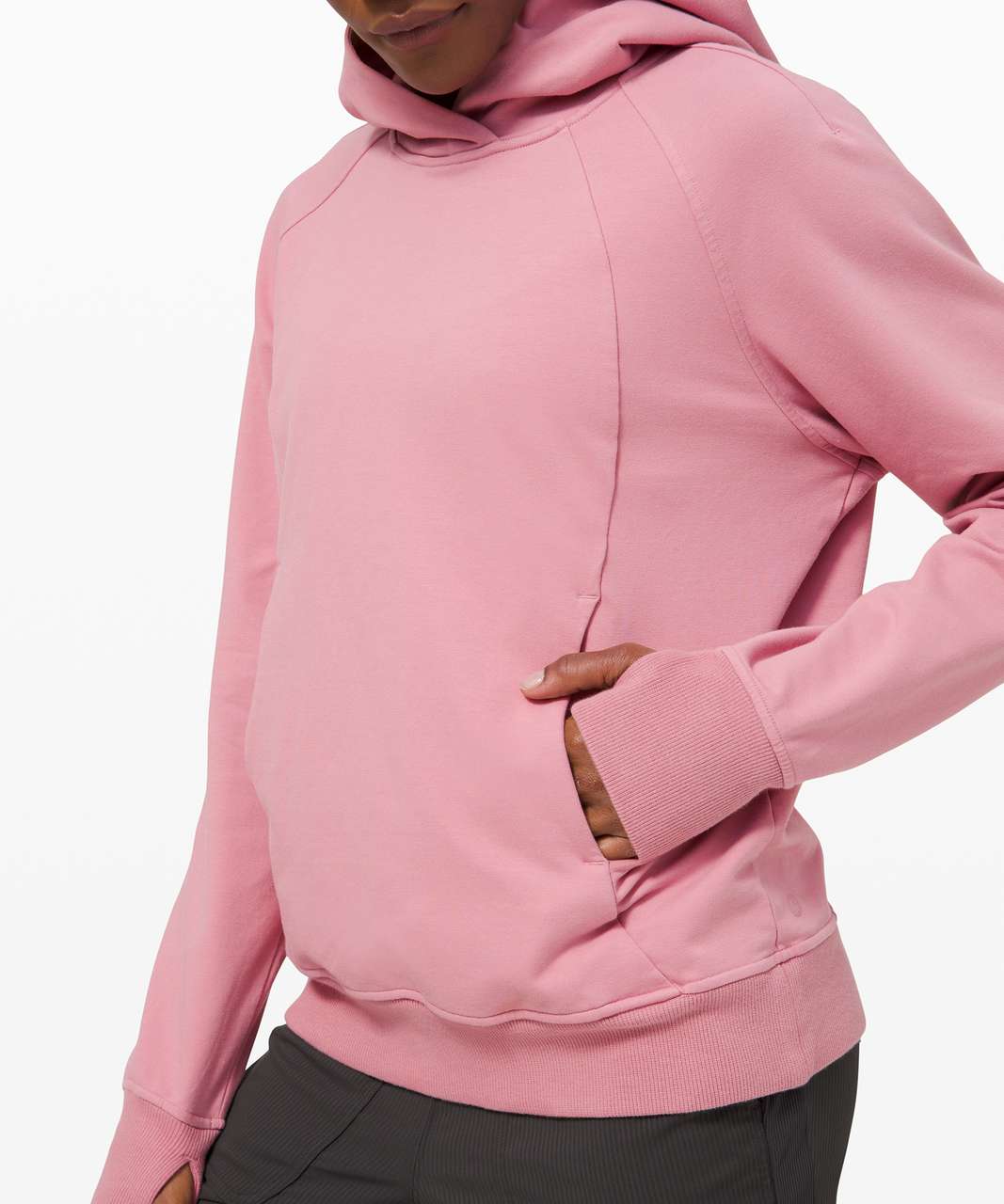 lululemon athletica, Sweaters, Discontinued Lululemon Scuba Oversized  Halfzip Hoodie In Heathered Pink Taupe