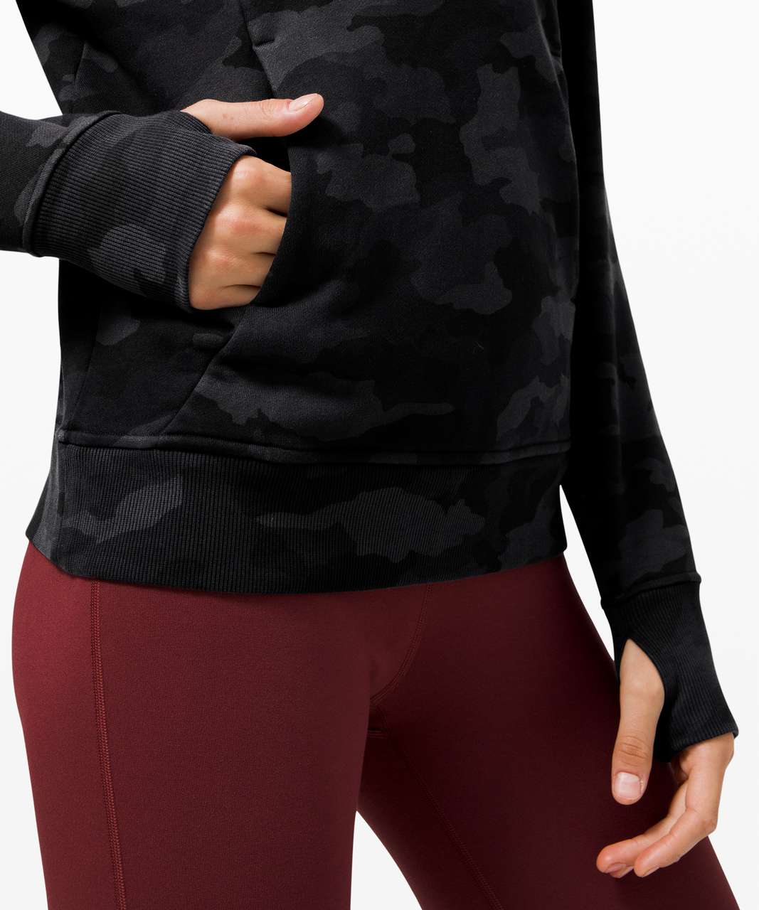 Lululemon Scuba Pullover - Heritage 365 Camo Deep Coal Multi