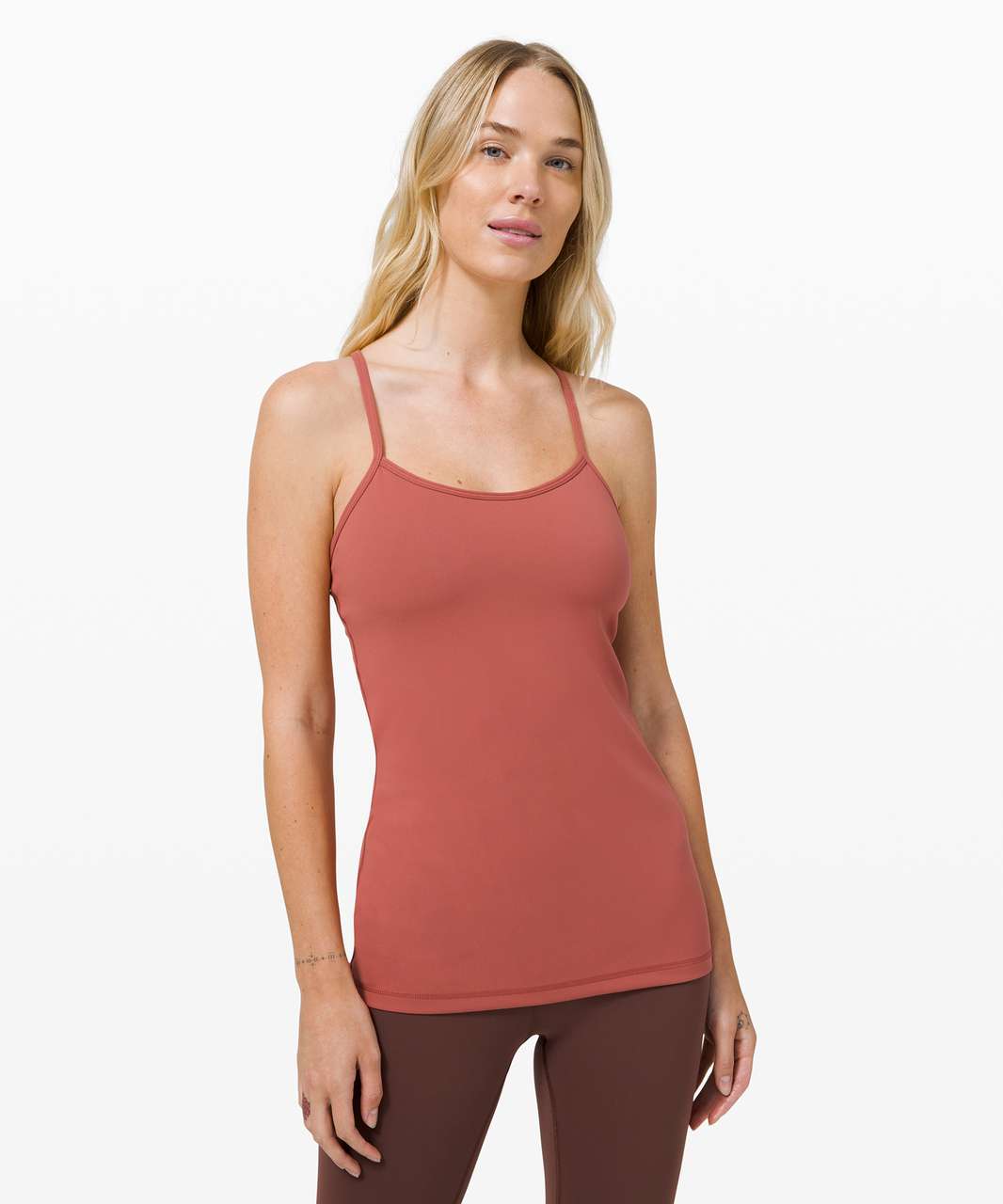 Lululemon Power Y Tank *Everlux - Soft Cranberry