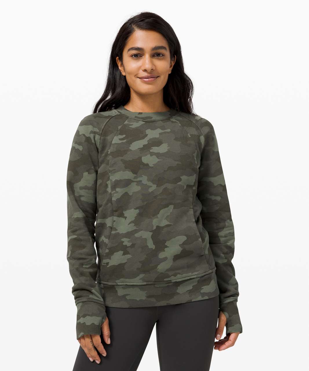 Lululemon Scuba Crew Crewneck Heritage 365 Camo Sweatshirt Size 10 - $58 -  From Tita