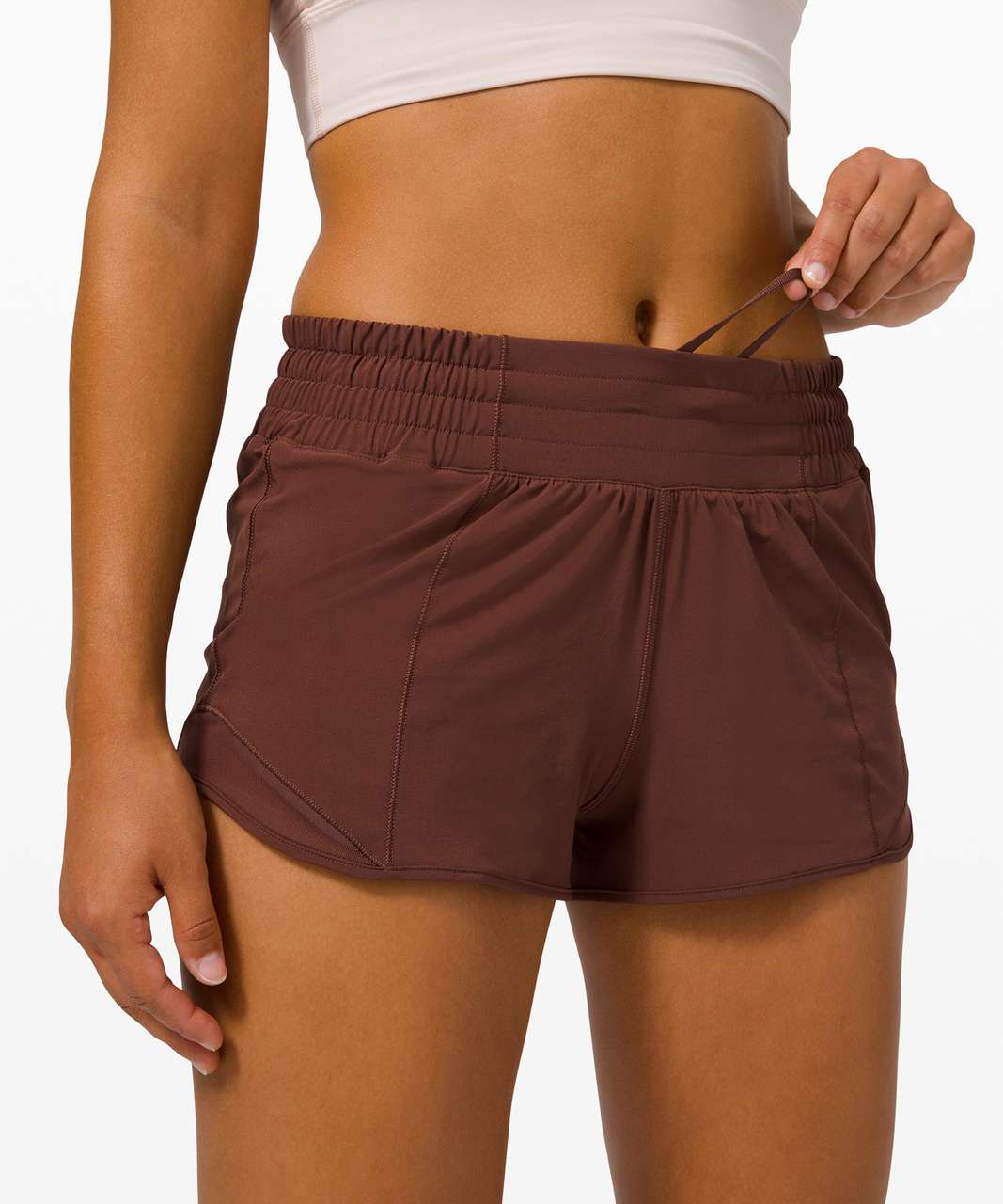 Lululemon Hotty Hot Short *High-Rise 2.5" - Brown Earth