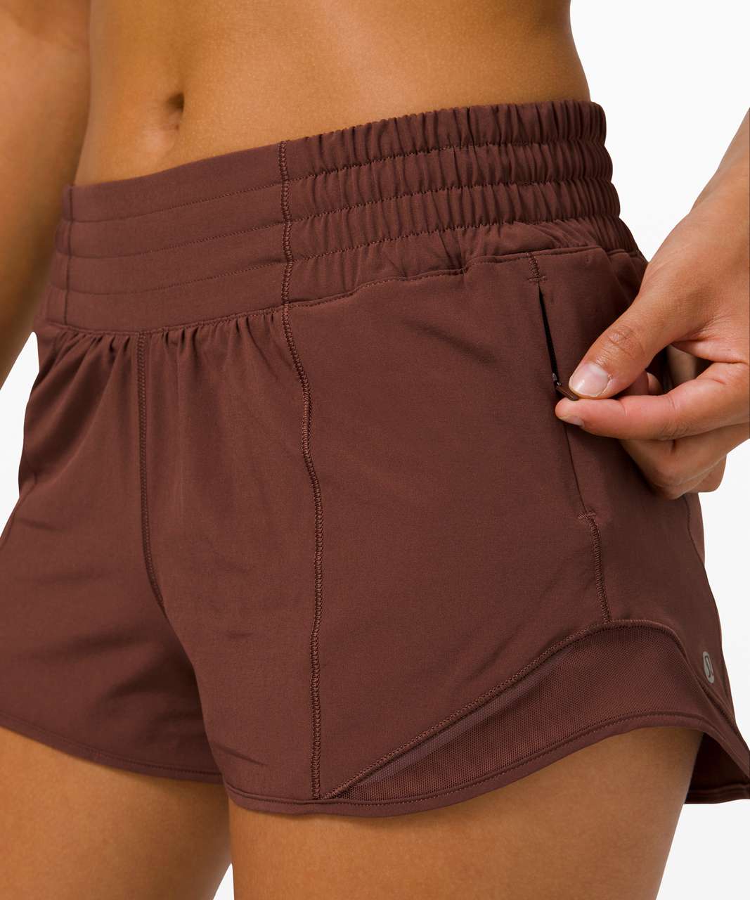 Lululemon Hotty Hot Short *High-Rise 2.5" - Brown Earth