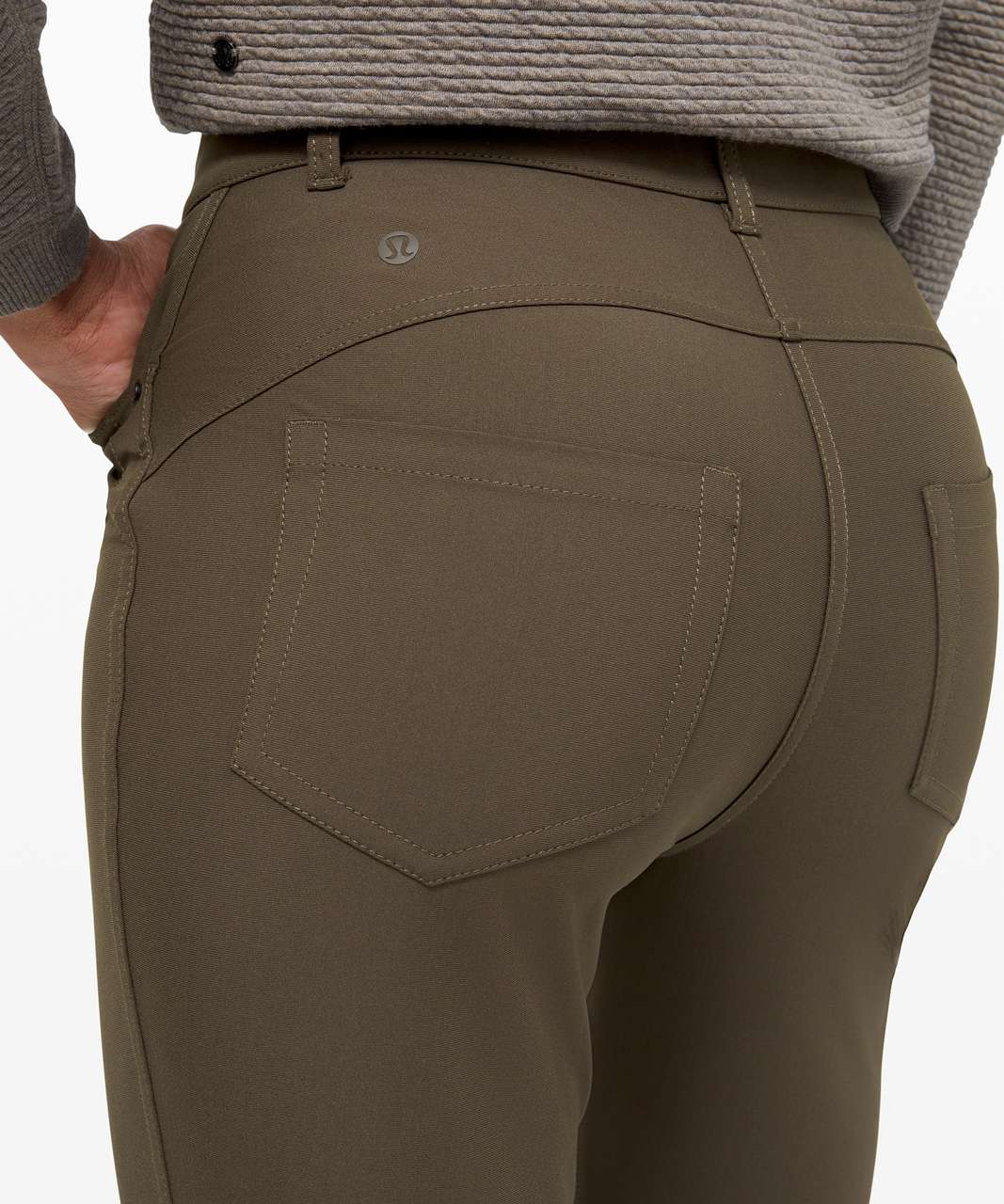 Lululemon City Sleek 5 Pocket Pant 30 - Dark Olive - lulu fanatics