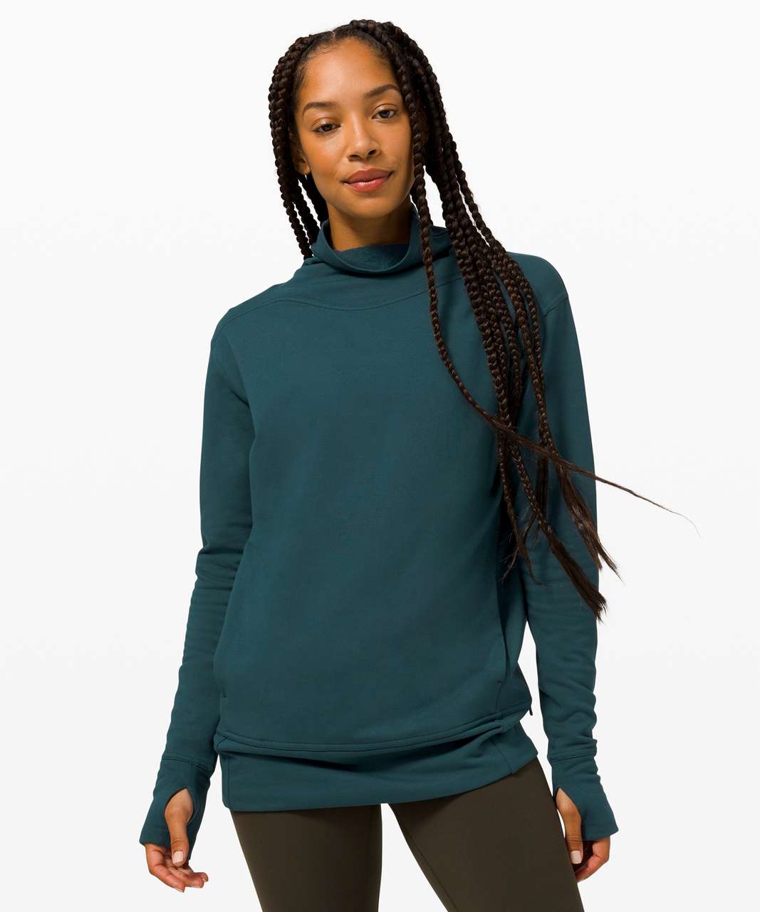 Lululemon Warm Down Funnel Neck Long Sleeve - Submarine