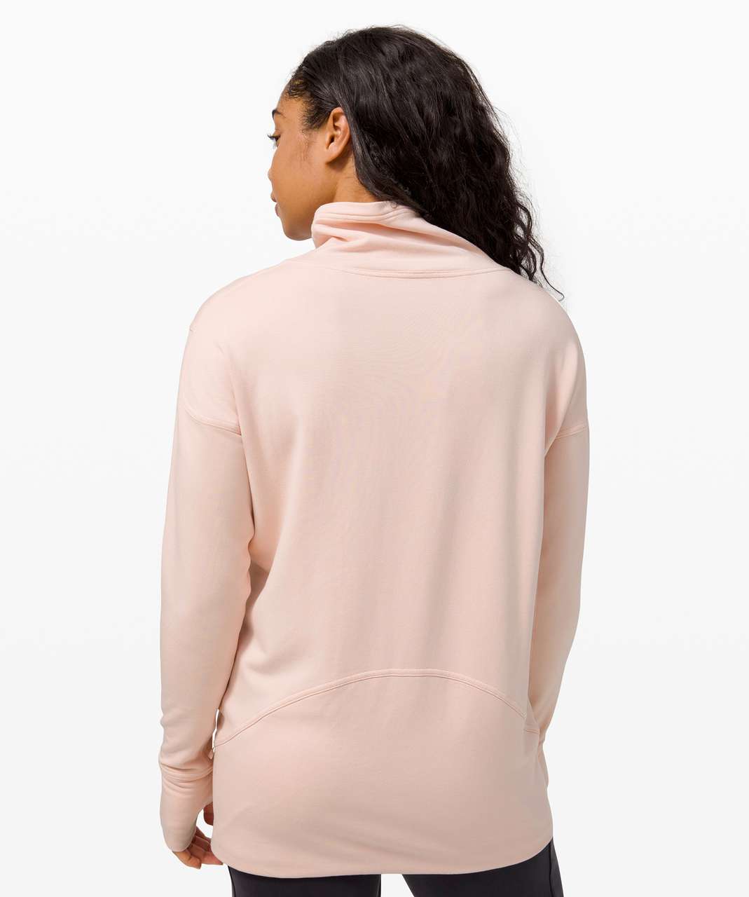 lululemon athletica, Tops, Lululemon Porcelain Pink Stress Less Funnel  Neck Sweatshirt 6