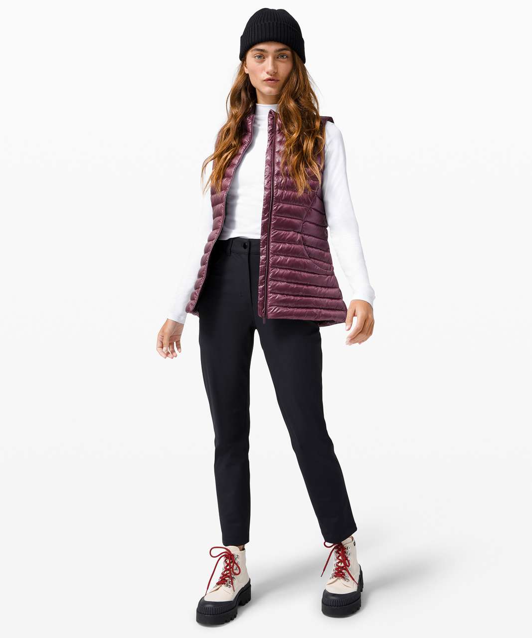 Lululemon Pack It Down Vest *Shine - Bordeaux Drama