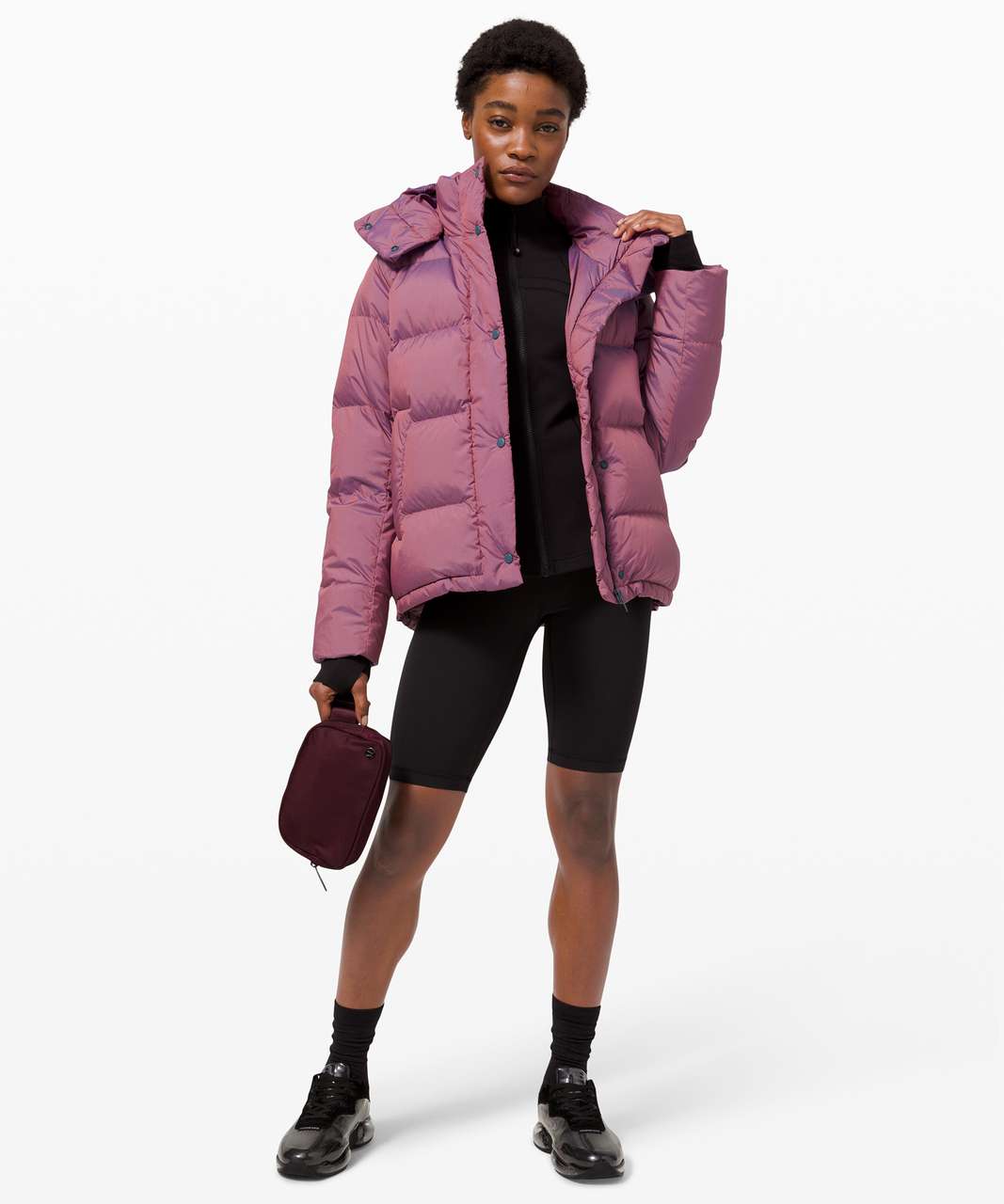 Lululemon Wunder Puff Jacket - Heathered Plumful