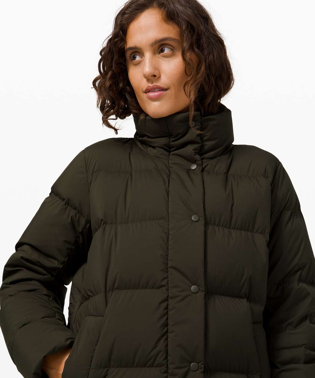 Lululemon Cross Chill Jacket In Dark Olive