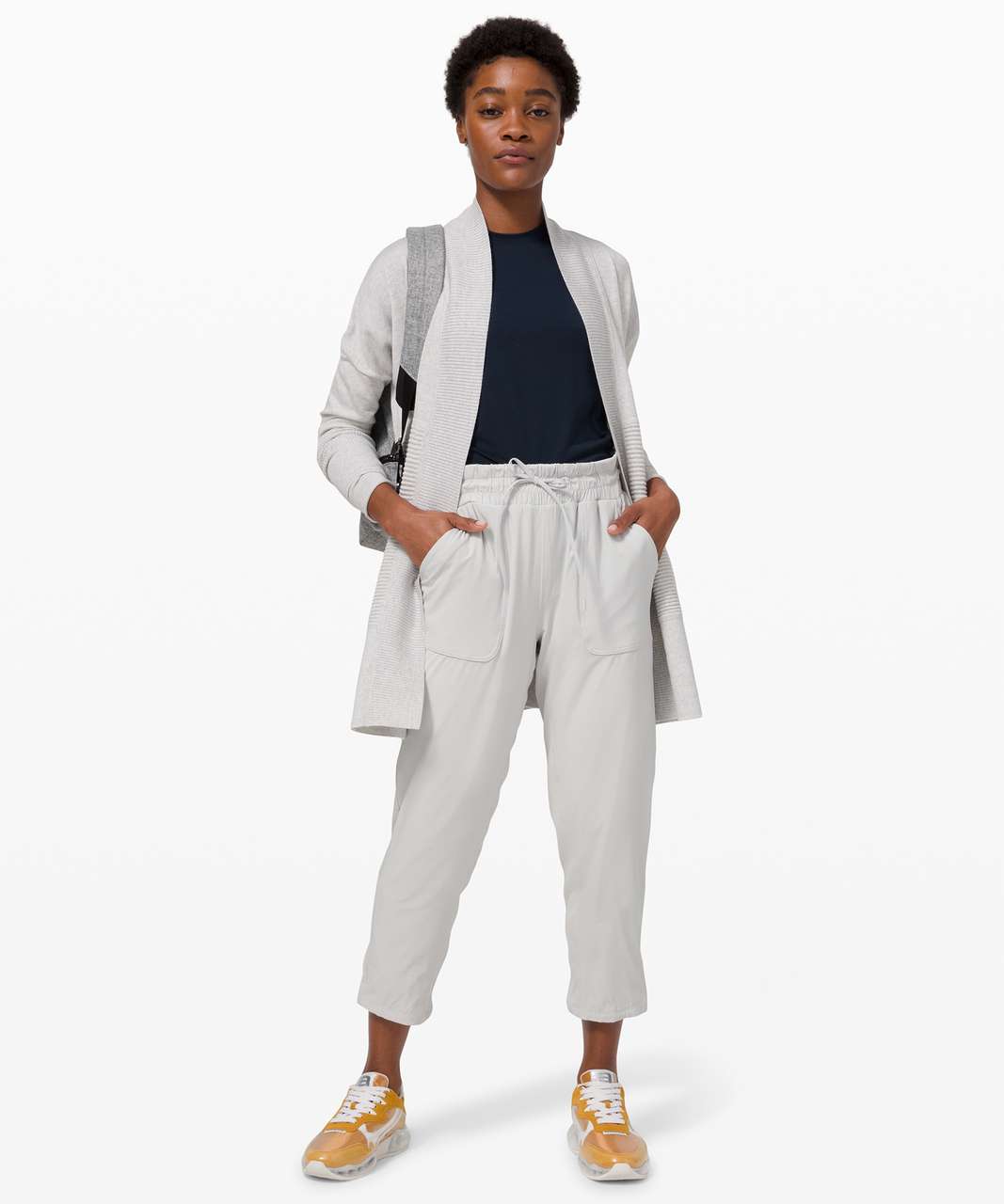 Lululemon Beyond the Studio Lined Crop - Vapor