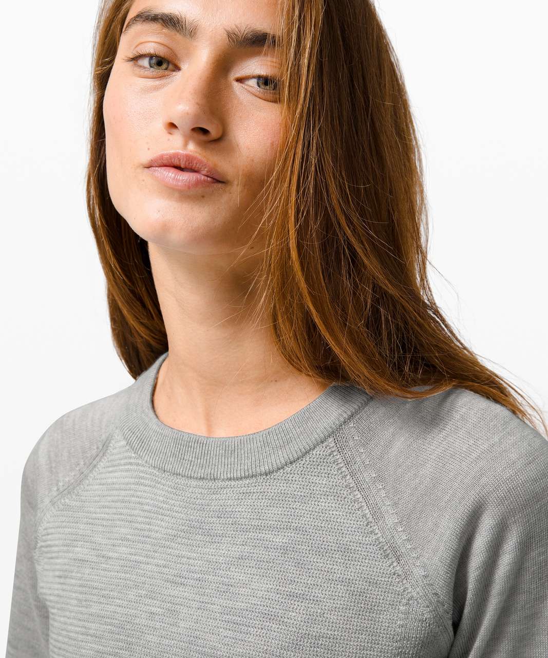 Lululemon Sit In Lotus Sweater - Heathered Core Light Grey