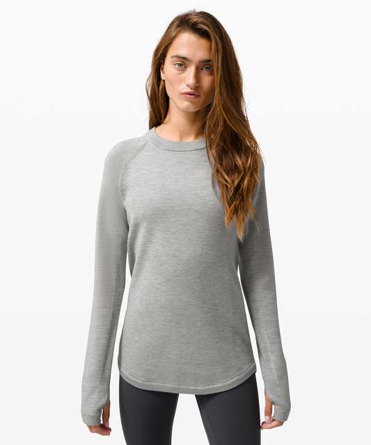 Lululemon Sit In Lotus Sweater - Heathered Inkwell - lulu fanatics