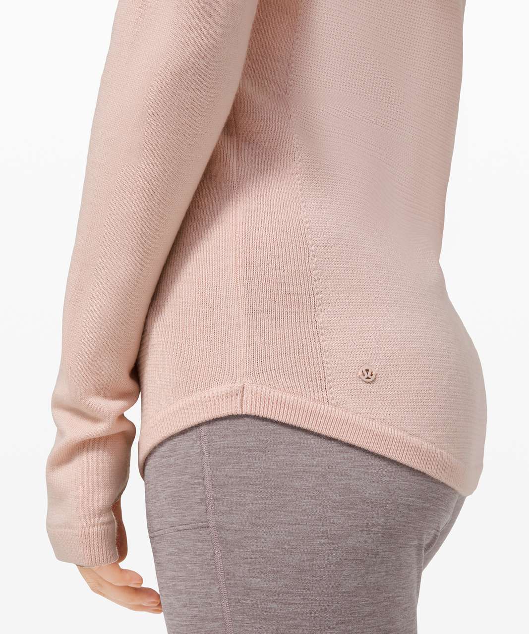 Lululemon Sit In Lotus Sweater - Feather Pink