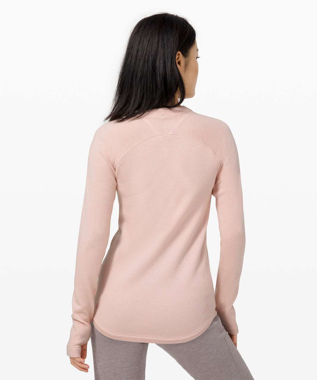 Lululemon Sit In Lotus Sweater - Feather Pink