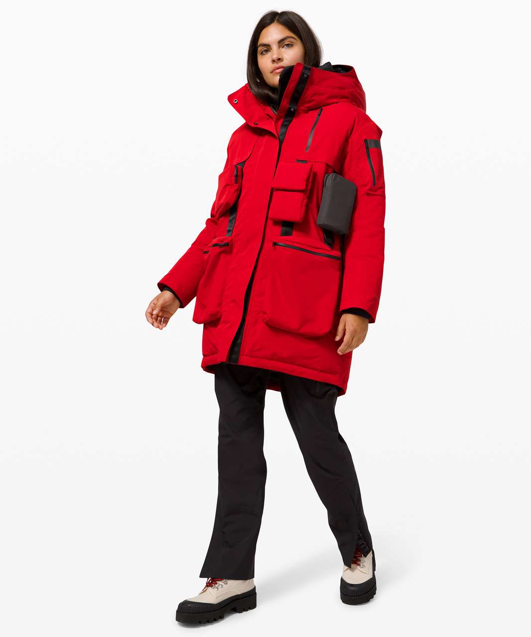 Lululemon Polar Shield Parka - Dark Red - lulu fanatics