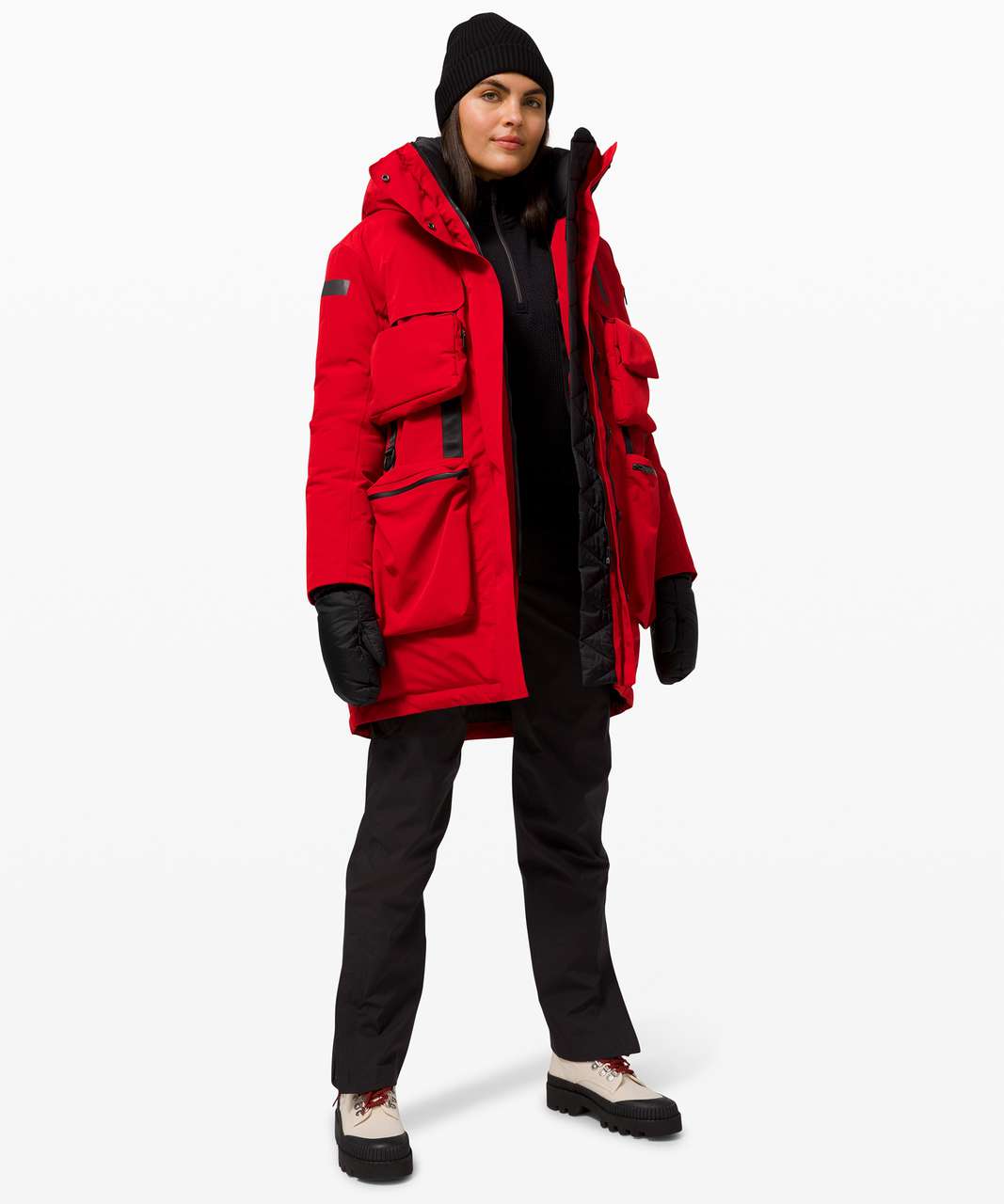 Lululemon Polar Shield Parka - Dark Red - lulu fanatics