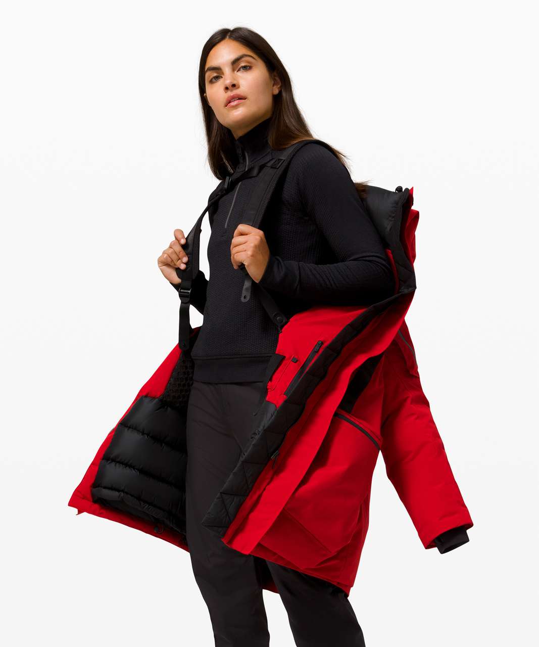 Lululemon Polar Shield Parka - Dark Red