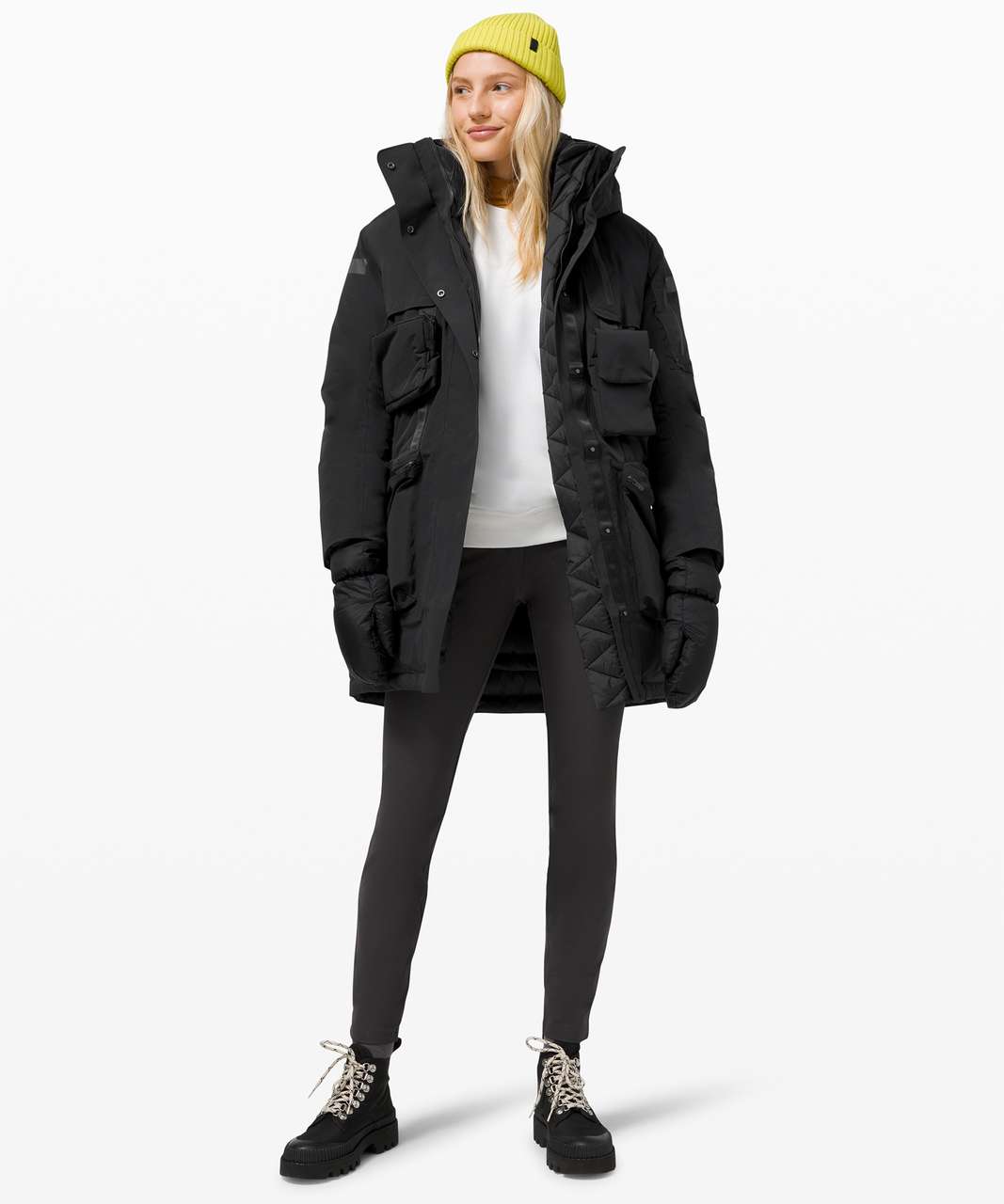 lululemon Polar Shield Parka ダウンジャケット 黒-