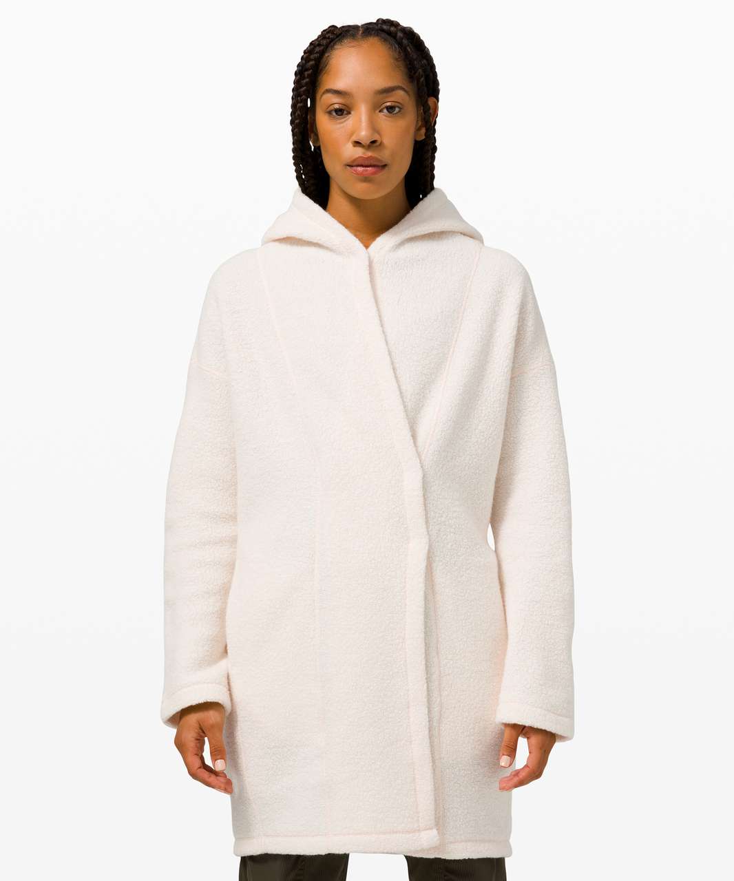 Lululemon Held in Warmth Sherpa Jacket - Heathered Light Ivory