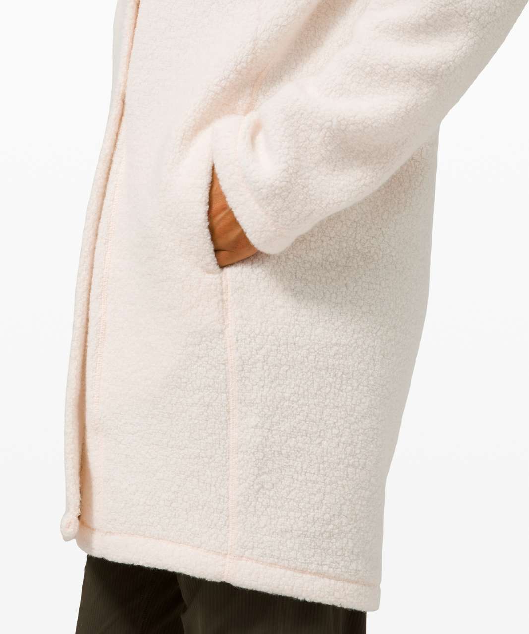 Lululemon Held in Warmth Sherpa Jacket - Heathered Light Ivory