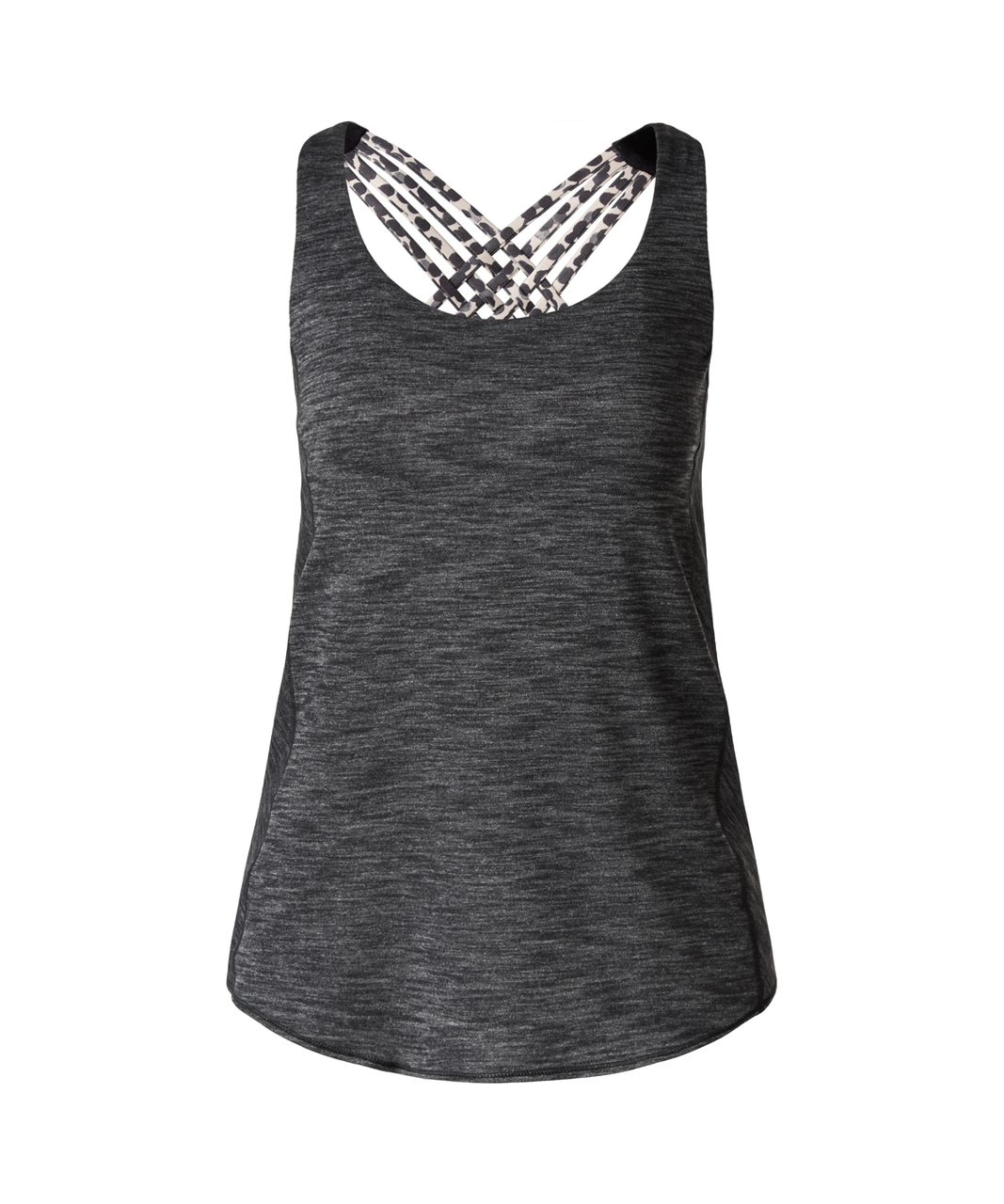 Lululemon Wild Tank - Heathered Black / Ace Spot Grain Black - lulu fanatics